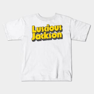 Luscious Jackson // 90s Style Fan Design Kids T-Shirt